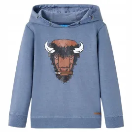 bluza-dziecieca-z-kapturem-niebieski-melanz-140