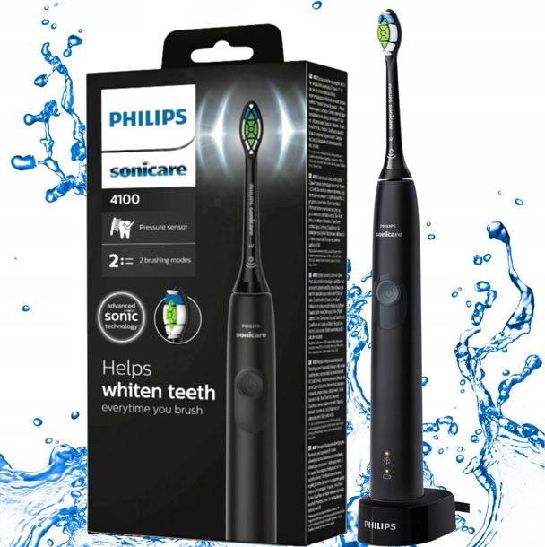 ﻿SZCZOTECZKA SONICZNA DO ZĘBÓW PHILIPS SONICARE PROTECTIVE CLEAN 4100 CZARNA