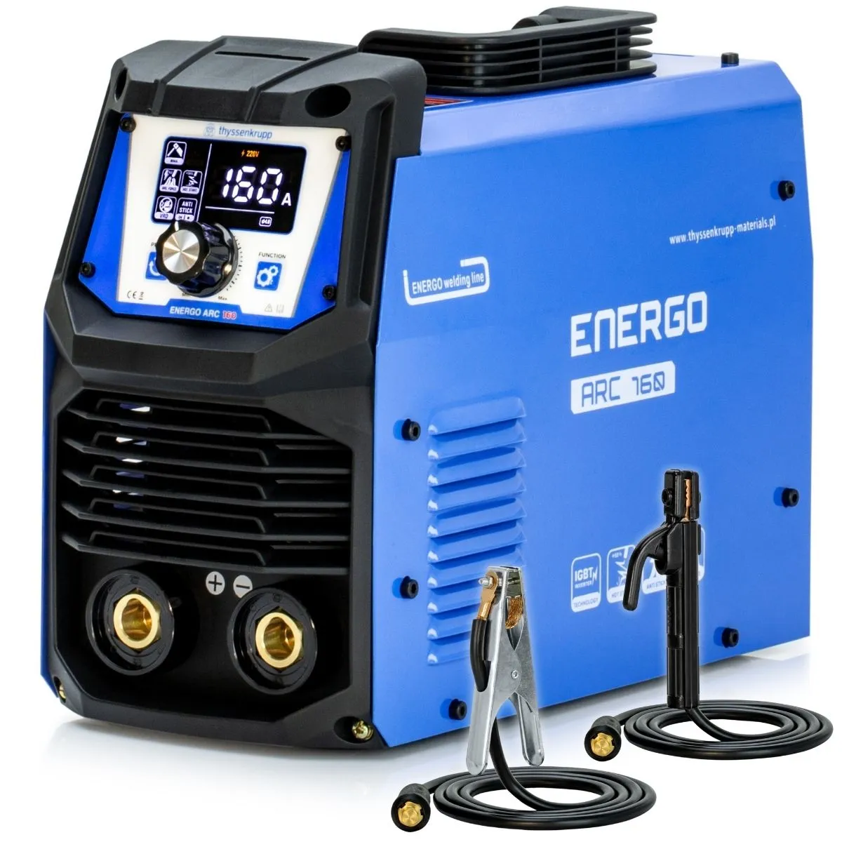 INORANESPエドワーズ Spawarka inwertorowa ENERGOarc 160A Urządzenie spawalnicze
