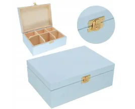 drewniane-pudelko-na-herbate-6-przegrod-barwa-niebieska-z-zapieciem