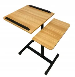 stolik-biurko-mobilne-na-kolkach-pod-laptopa-dwa-blaty-e055