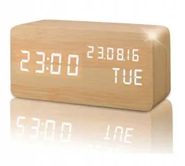 adhope-zegar-budzik-efekt-drewna