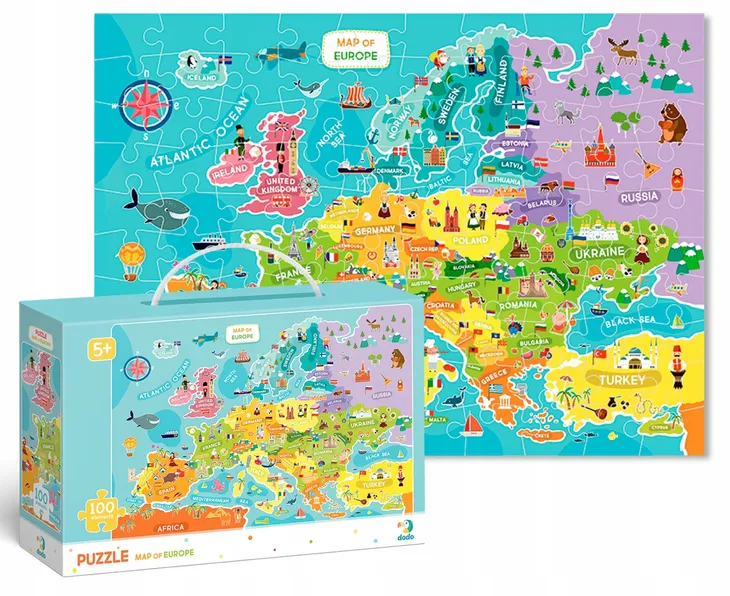 puzzle-100-mapa-europy-kod-producenta-300124