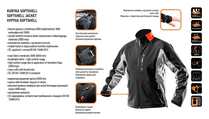 neo-81-550-m-kurtka-robocza-softshell-m-50-stan-nowy