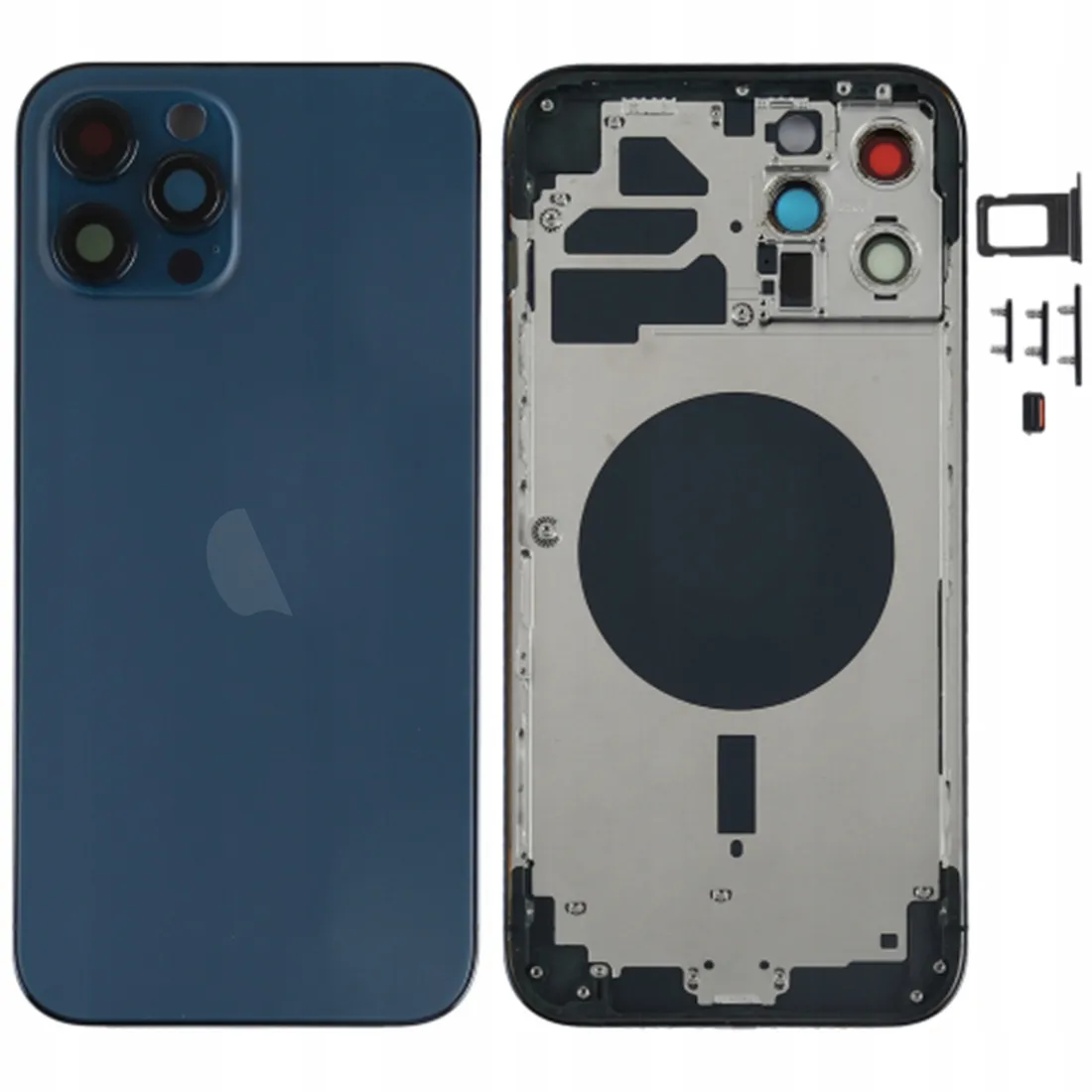 ramka-obudowy-korpus-niebieski-do-iphone-12-pro-max-stan-nowy