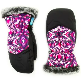 rekawice-dzieciece-level-jolie-teen-mitt-narciarskie-czarno-rozowe