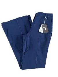 spodnie-damskie-trussardi-viscose-wool-dzwony-w-kant-granatowe