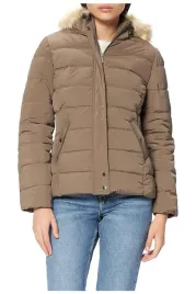 kurtka-damska-kaporal-pikowana-zimowa-brazowa