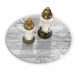 ochronna-szklana-pod-znicze-na-grob-podkladka-fi-40-cm-drewno-stare-deski