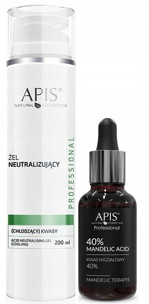 Zdjęcia - Kremy i toniki Apis Natural Cosmetics ﻿Kwas migdałowy 40 + neutralizator Apis 