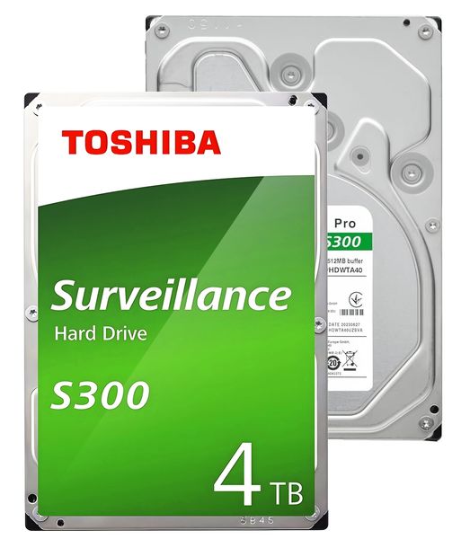 Dysk HDD twardy Toshiba S300 4TB Surveillance do pracy 24/7