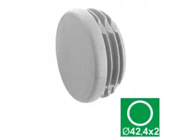 zaslepka-koncowa-fi-42-plaska-pvc-szara