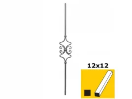 tralka-ozdobna-h900-b120mm-12x12mm