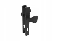 komplet-klamka-z-szyldem-czarna-90mm-zamak