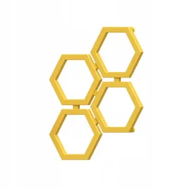 grzejnik-dekoracyjny-plastry-miodu-h693-l553-zloty
