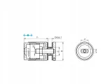 rotula-fi-40-dystans-regulowany-m10-satyna-stan-nowy