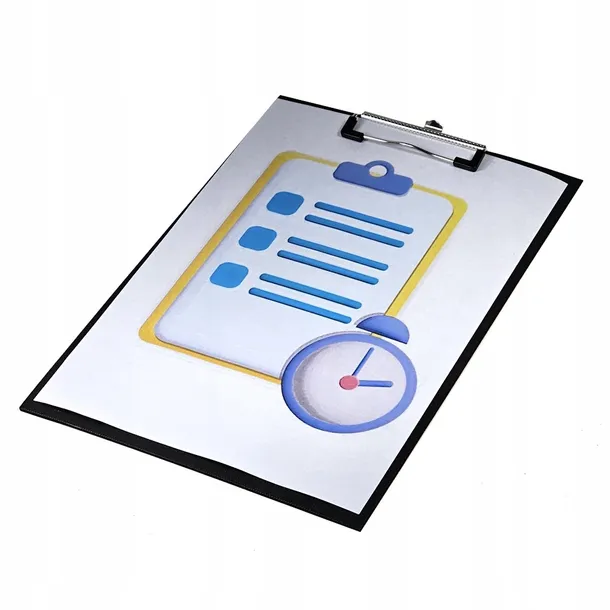 clipboard-a4-d-rect-czarny-pojedynczy-rodzaj-zacisku-sprezynowy