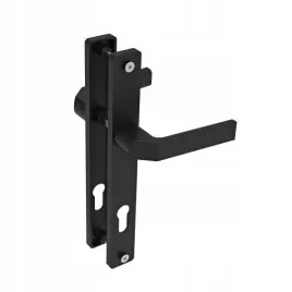 komplet-klamka-z-szyldem-czarna-zamak