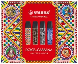zakreslacz-stabilo-boss-x-dolceandgabbana-w-luksusowym-opakowaniu-4-sztuki