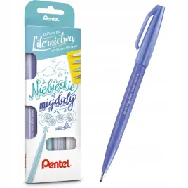 zestaw-do-liternictwa-brush-sign-pen-niebieskie-migdaly-4-kolory-pentel