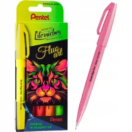 zestaw-do-liternictwa-brush-sign-pen-fluo-art-uv-5-kolorow-pentel