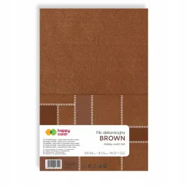 brazowy-filc-dekoracyjny-20x30cm-10-arkuszy-happy-color