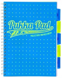 kolonotatnik-pukka-project-book-pp-neon-dots-a4-100-kratka-niebieski