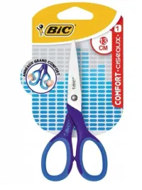 nozyczki-bic-comfort-niebieskie-praworeczne-13cm