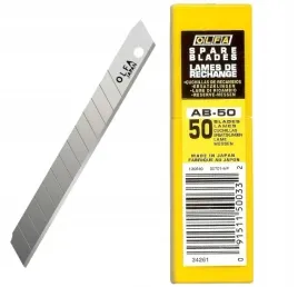 ostrza-do-noza-olfa-ab-50-9mm-zestaw-50-sztuk