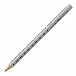 olowek-faber-castell-b-jumbo-grip-srebrny