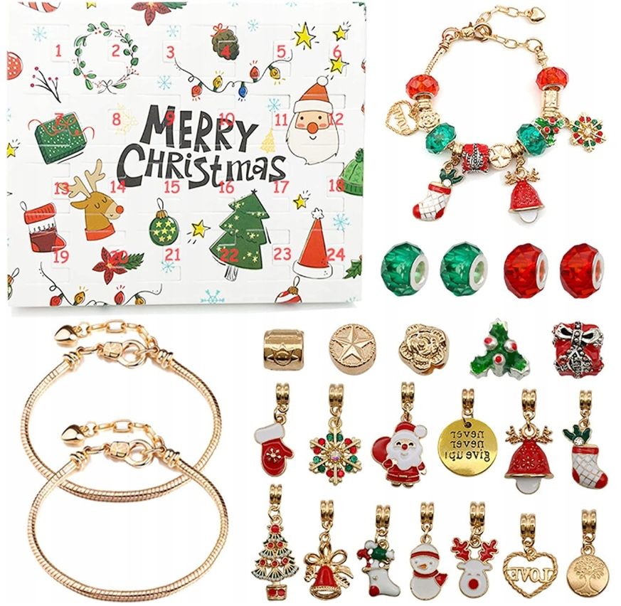 Kalendarz adwentowy z bransoletkami 5