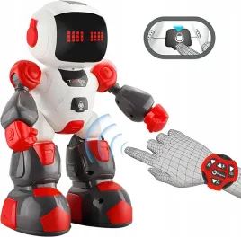 robot-zdalnie-sterowany-swiatlo-dzwiek-chodzi-swieci