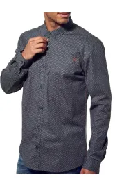 koszula-meska-kaporal-klasyczna-wzorzysta-khaki