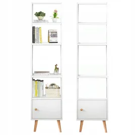 regal-stojacy-bialy-na-ksiazki-polki-wysoki-skandynawski-slupek-szafa