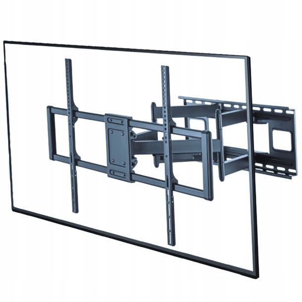 MOCNY UCHWYT DO TELEWIZORA TV 60 - 120 DO 120KG GEMBIRD OBRACANY POCHYLANY