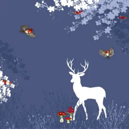 karnet-swarovski-kwadrat-cl3407-jelen-i-ptaszki