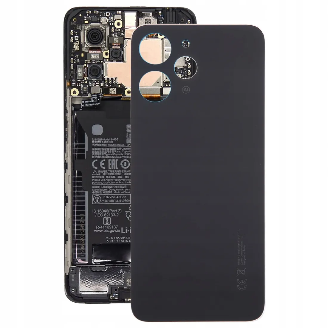 klapka-baterii-do-redmi-12-or-czarna-stan-nowy