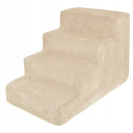 schody-schodki-dla-psa-kota-40-cm-podest-bezowy