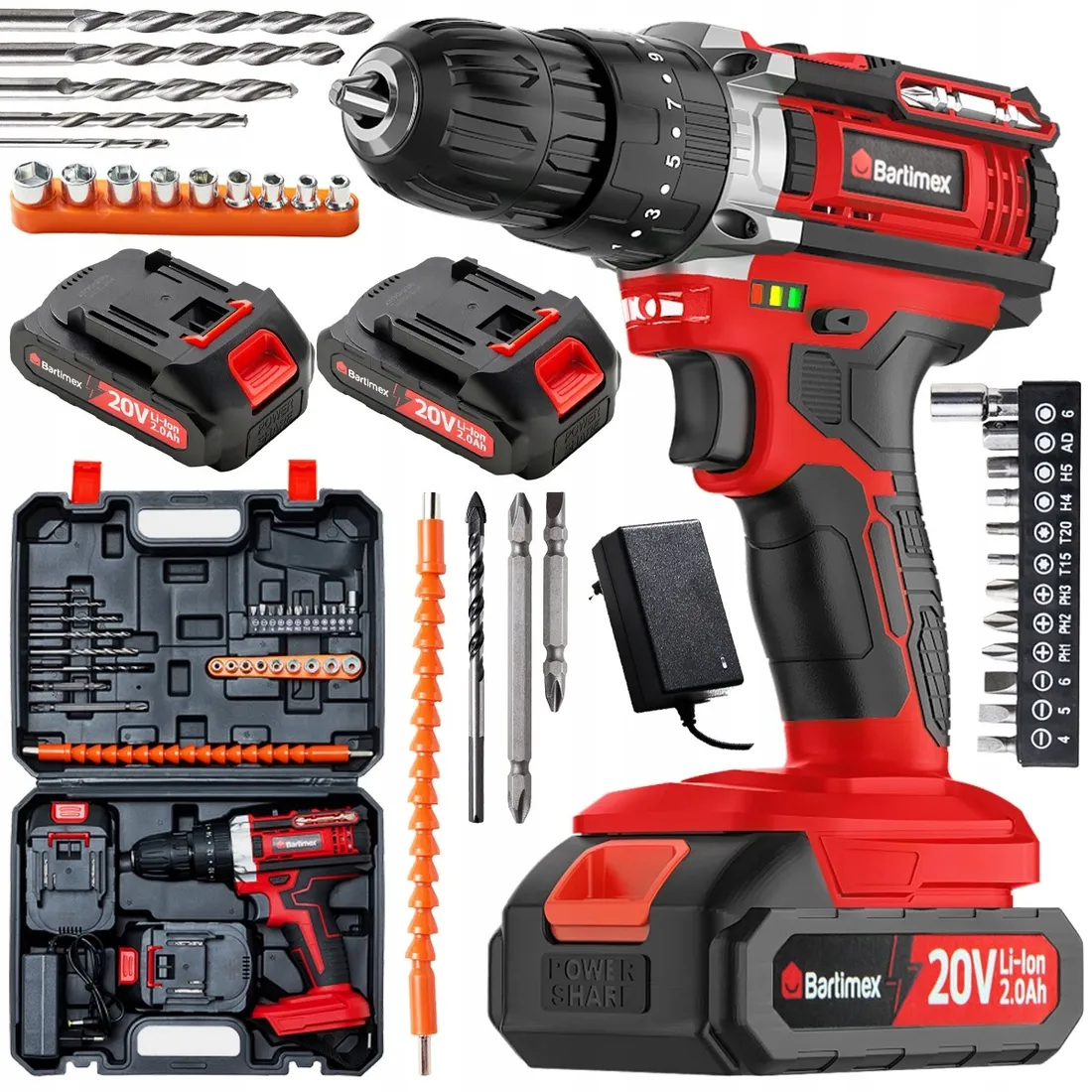ゆき Wiertarko-wkrętarka bezudarowa Lux Tools 20 V (4007871017874