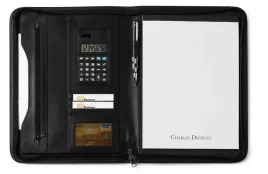 teczka-konferencyjna-ok-a4-charles-dickensr-z-notatnikiem-i-kalkulatorem