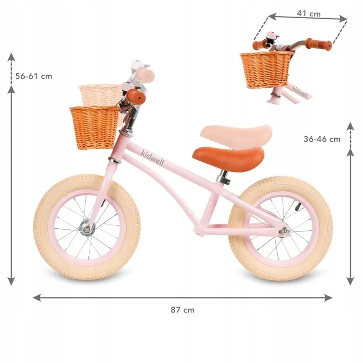 kidwell-rowerek-biegowy-classy-pink-retro