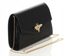 salvare-czarna-kopertowka-na-zlotym-lancuszku-wazka-w73tl