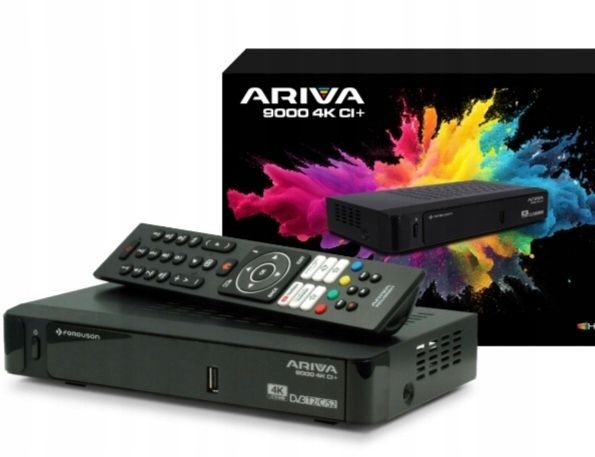 Tuner Ferguson COMBO ARIVA 9000 DVB-T2/S2/C 4K CI+ HbbTV