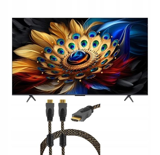 Telewizor TCL 65C655 QLED 4K kabel HDMI