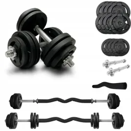 hantle-zeliwne-2x15kg-lacznik-gryf-lamany-kierownica-zestaw-30kg-tri-grip