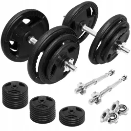 hantle-zeliwne-2x50-kg-gryf-talerze-zestaw-regulowane-do-cwiczen-tri-grip