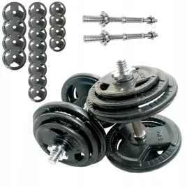 hantle-zeliwne-2x25kg-gryf-talerze-zestaw-50kg