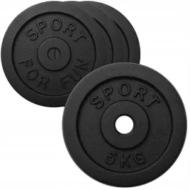 obciazenie-zeliwne-4x5kg-talerz-28mm-zestaw-20kg
