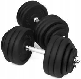 hantle-zeliwne-2x50kg-gryf-talerze-zestaw-100kg