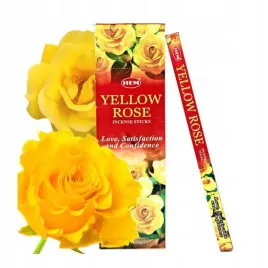 kadzidelka-indyjskie-zapachowe-hem-zolta-roza-8-szt-swiezy-kwiatowy-aromat